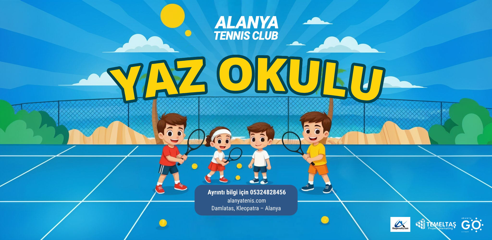 Alanya tennis banner